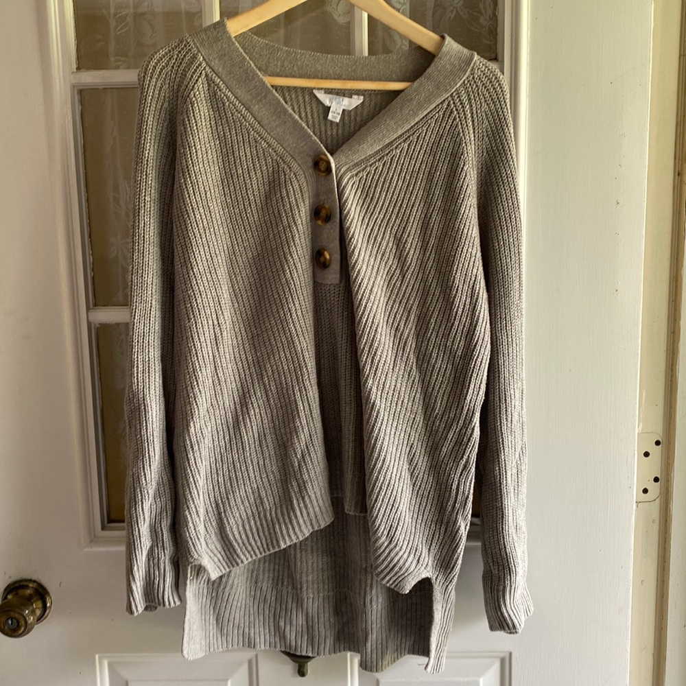 Gray Sweater Time and Tru